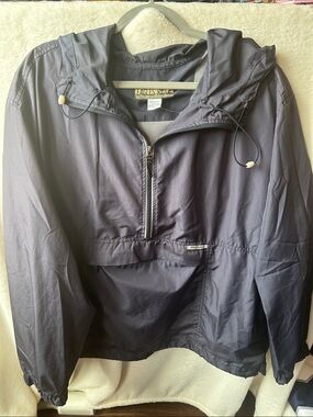 Eagles ridge packable Men's Hooded Anorak Jacket - navy Xl